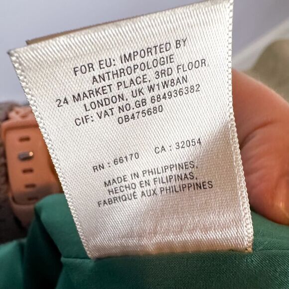 Anthropologie Maeve Kaleidoscope Columns Dress Size 4 Red Purple Green - Picture 9 of 11